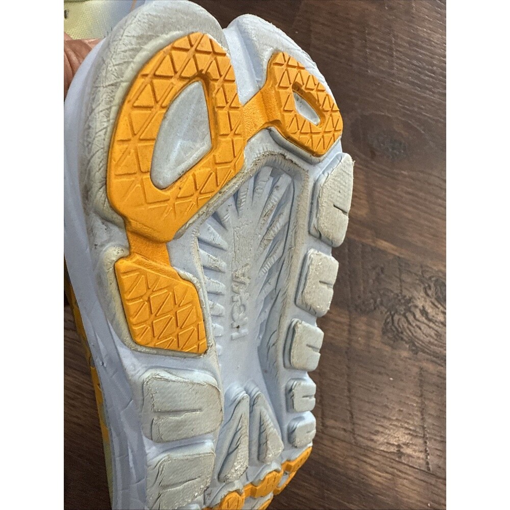 Hoka Rincon 3 Shoes Womens Size 10B Blue Yellow Running Lightweight Mesh 1119396 - Picture 12 of 14